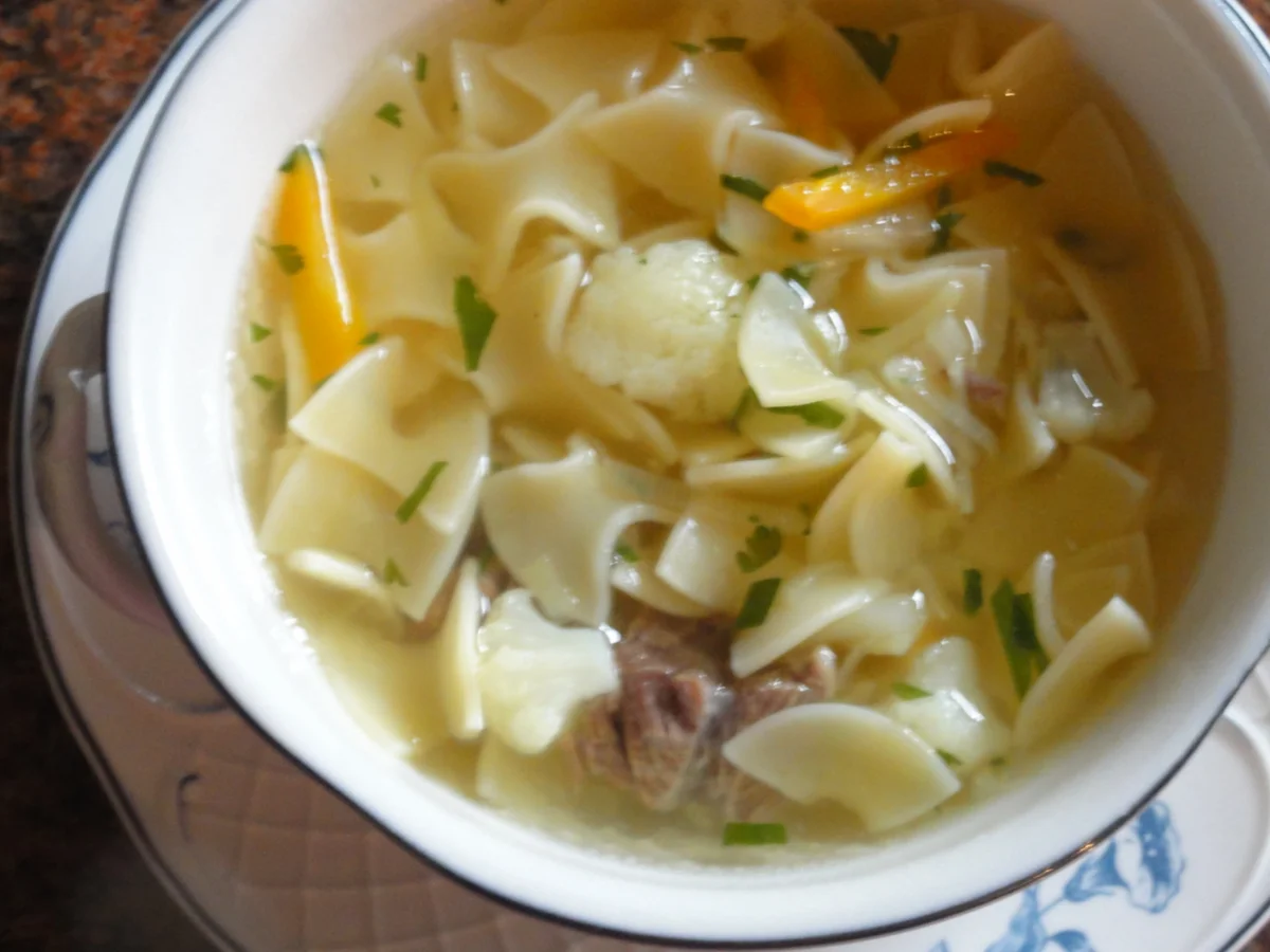 Suppe:   RINDFLEISCH ~ SUPPE  mit Einlage - Rezept - Bild Nr. 4005