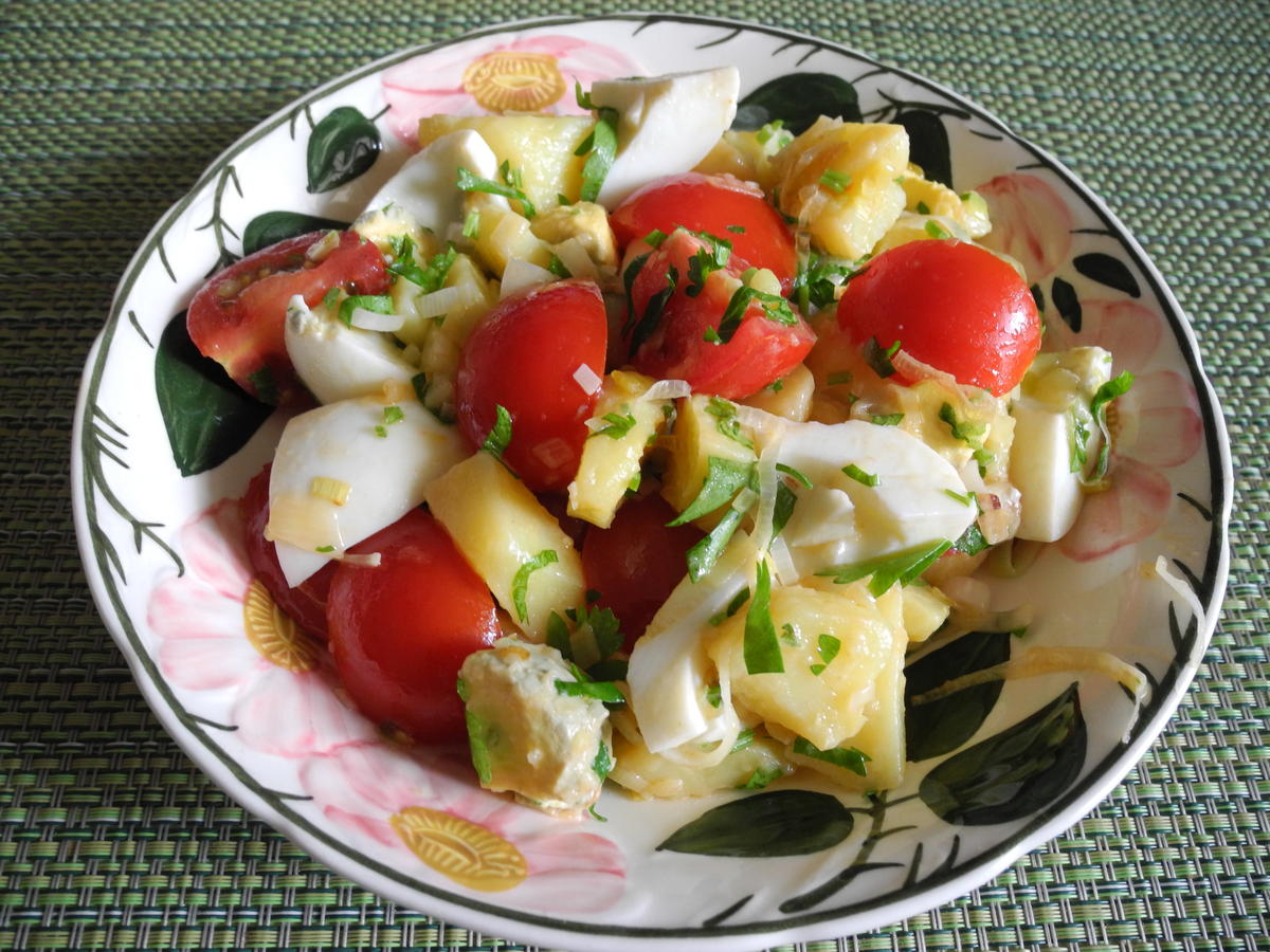 Schneller Kartoffelsalat - lauwarm - Rezept - Bild Nr. 4005