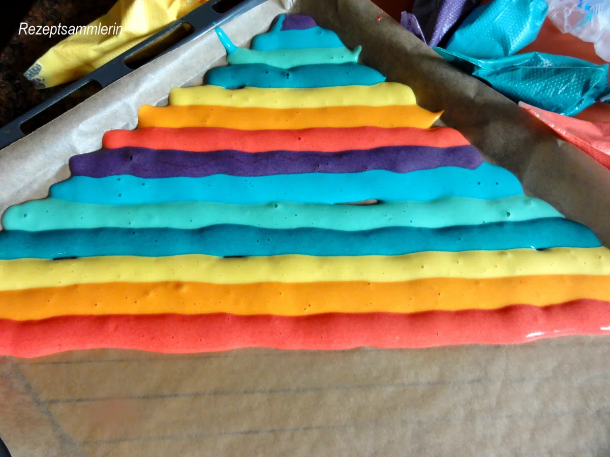 Biskuit:   REGENBOGEN ~ ROLL ~ CAKE - Rezept - Bild Nr. 4039