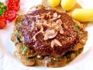 XXL-Steakhaus-Burger auf Champignons - Rezept - Bild Nr. 4072