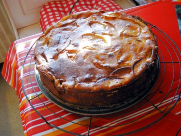 Apfeltorte mit Quark und Gries - Rezept - kochbar.de