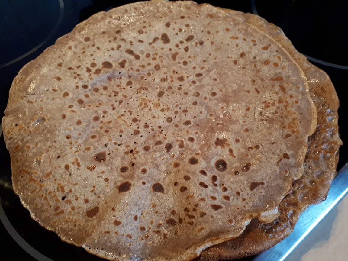 Crêpes / Pfannkuchen - vegan und glutenfrei - Rezept - Bild Nr. 4141