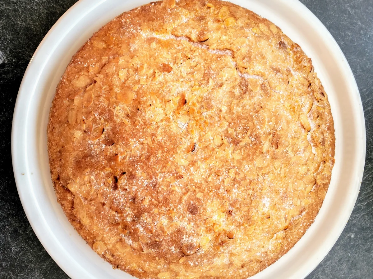 Rezept: Vanillekuchen mit Mandelknusperkruste Bild Nr. 4156 Vanillekuchen mit Mandelknusperkruste - Rezept - Bild Nr. 4156