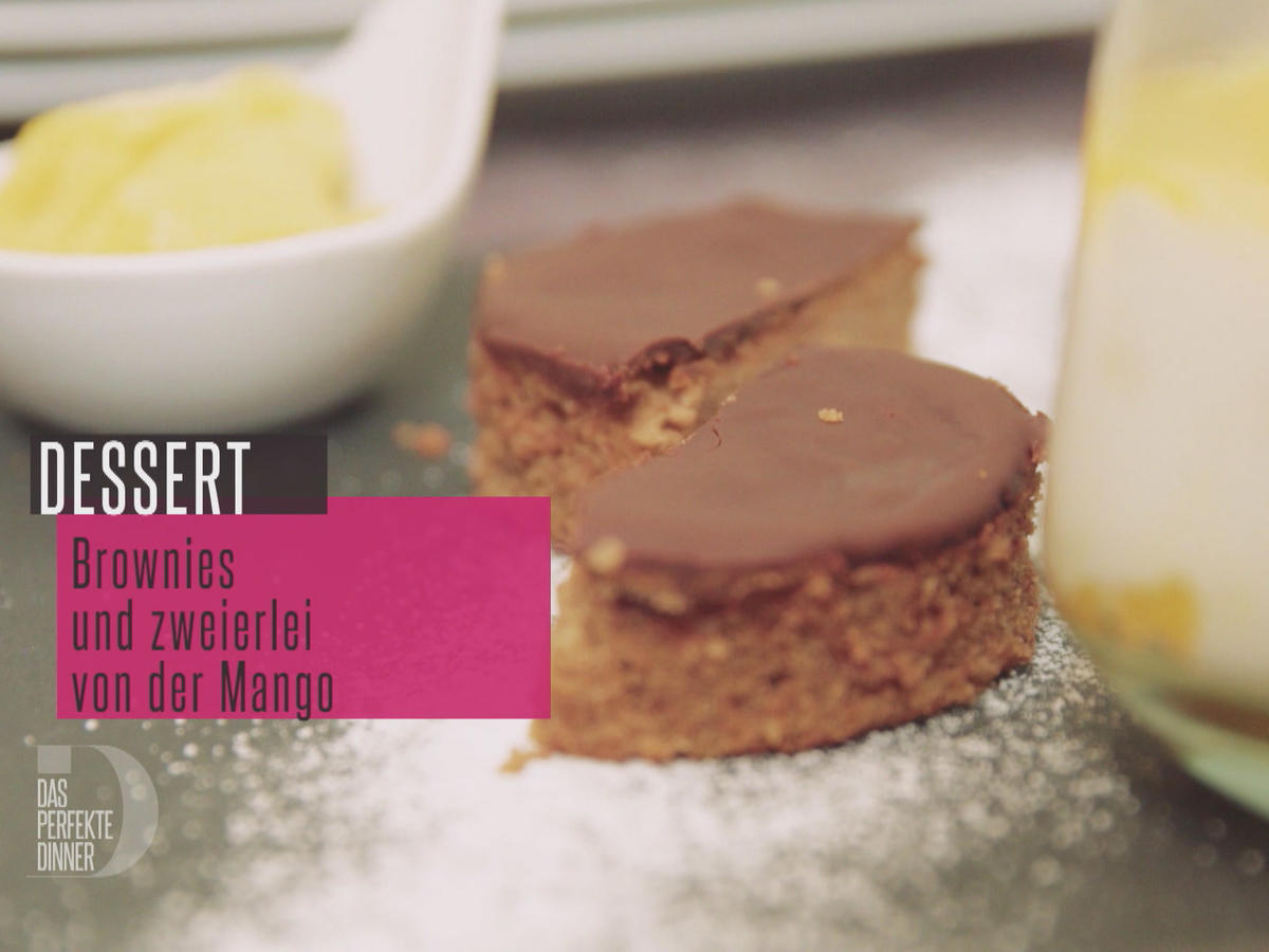 Brownies mit zweierlei von der Mango - einfach - von Das perfekte Dinner