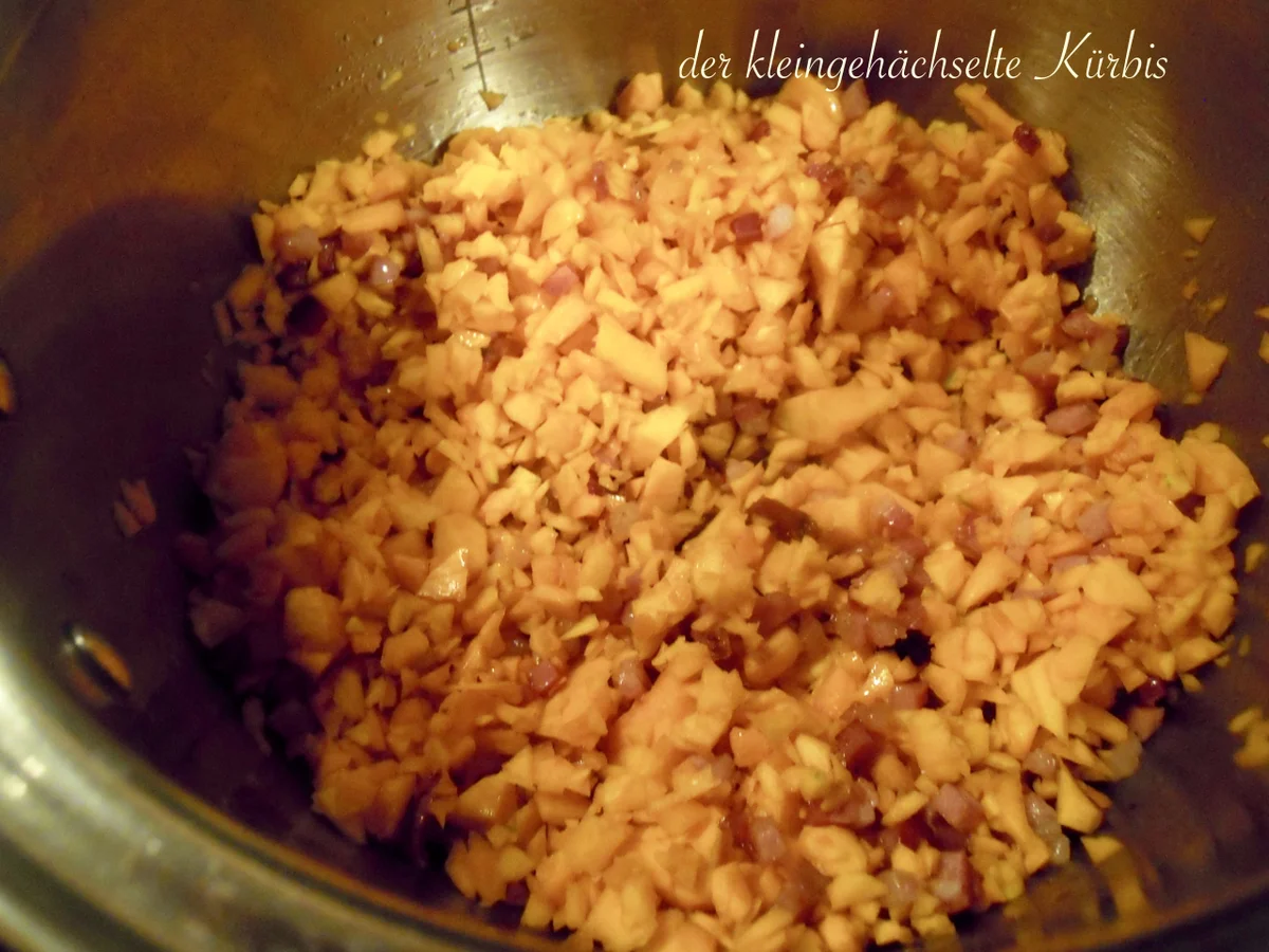 Rezept: Kürbis - Hühnchen - Nudelauflauf Bild Nr. 4398 Kürbis - Hühnchen - Nudelauflauf - Rezept - Bild Nr. 4398