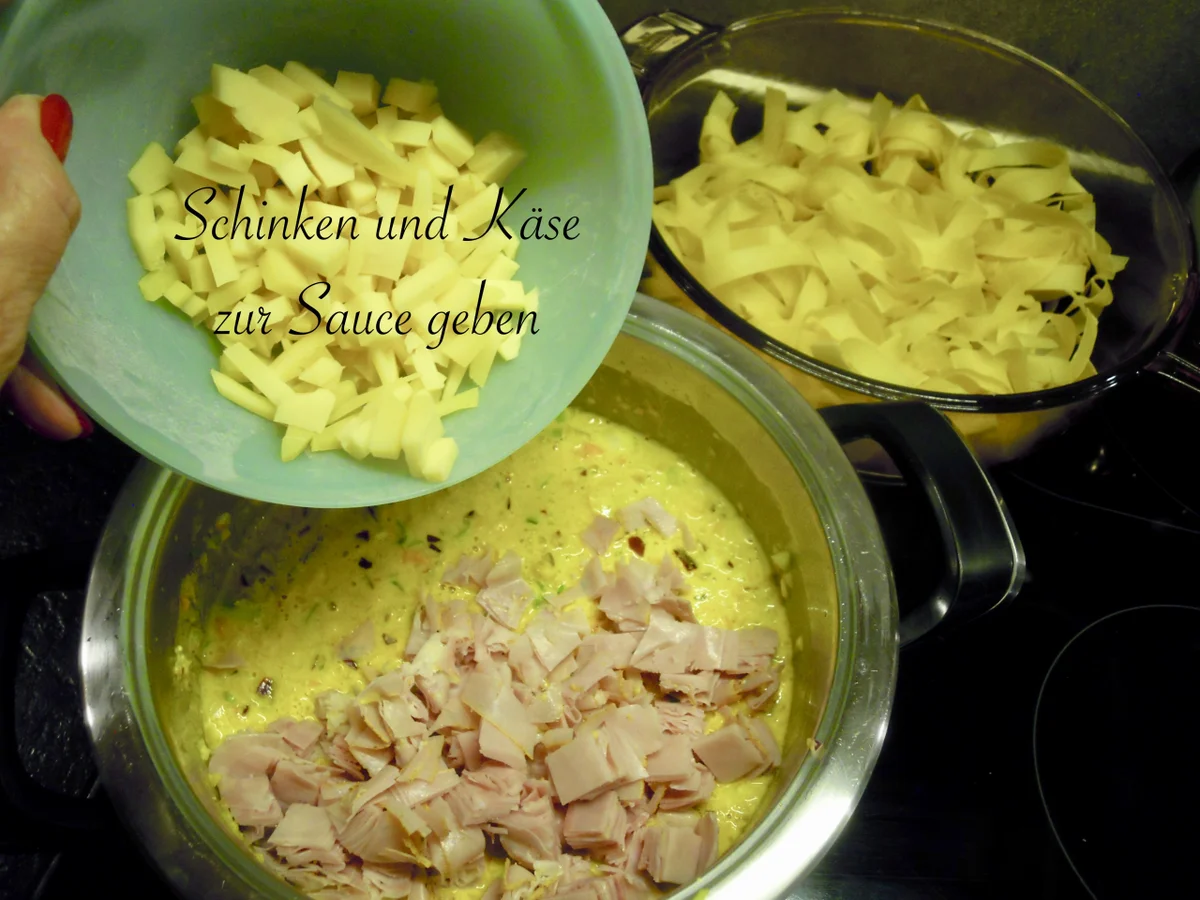 Rezept: Kürbis - Hühnchen - Nudelauflauf Bild Nr. 4584 Kürbis - Hühnchen - Nudelauflauf - Rezept - Bild Nr. 4584