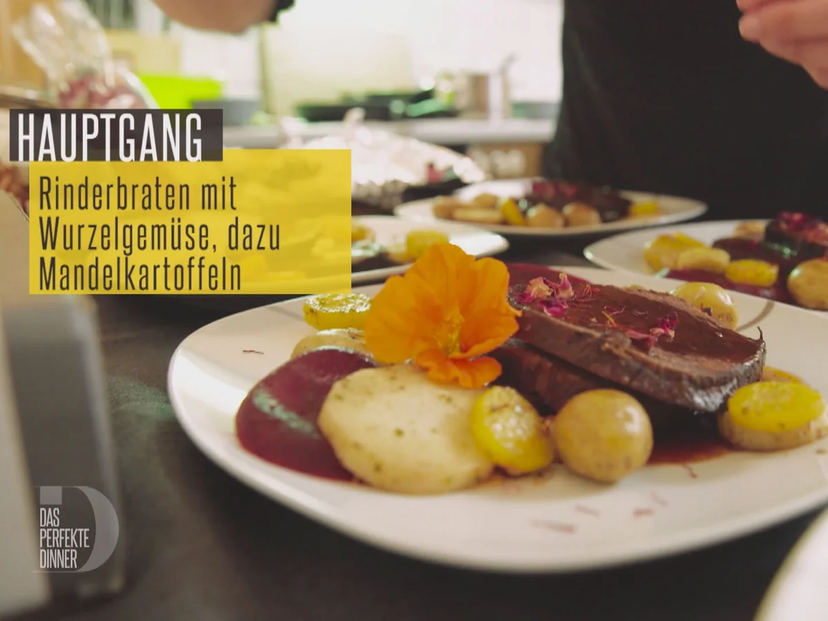 Rinderbraten dazu Mandelkartoffeln - Rezept - Bild Nr. 2