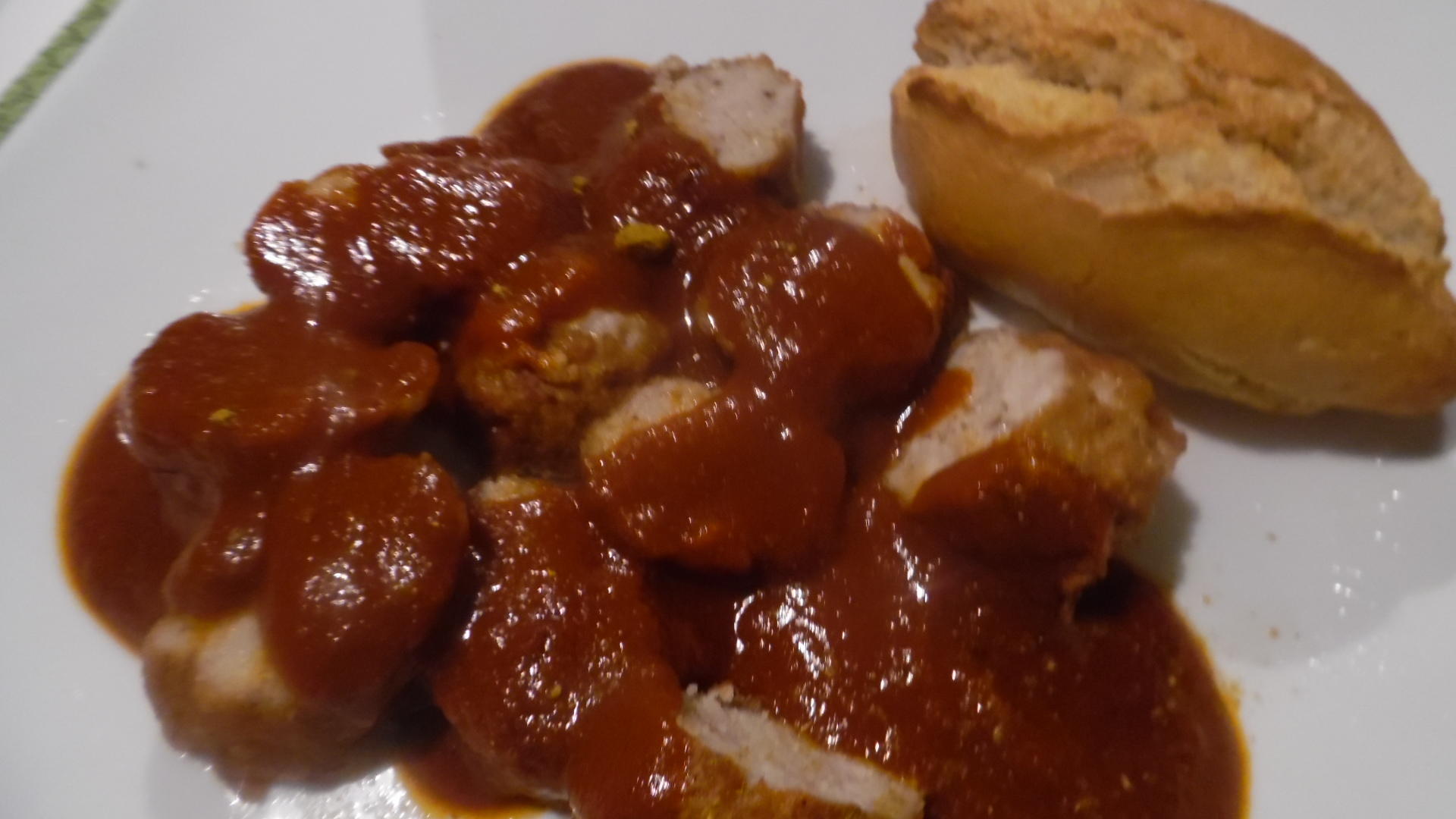 Currywurst ohne Darm "Berliner Art" - Rezept By barbara62