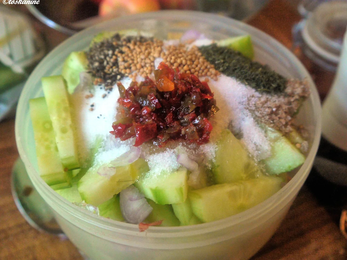 Rezept: Scharfe Schüttelgurken Bild Nr. 5 Scharfe Schüttelgurken - Rezept - Bild Nr. 5