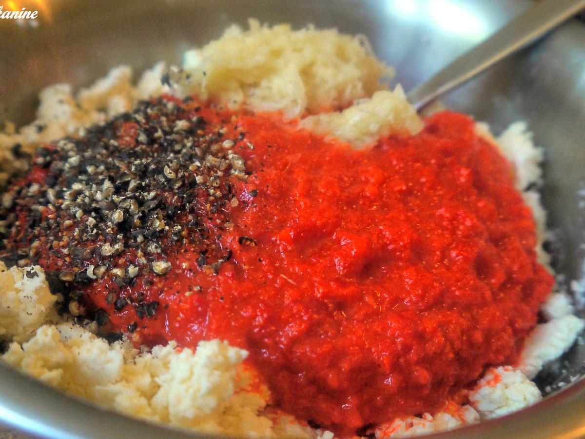 Ajvar Feta Aufstrich - einfach - 269 kcal/100g