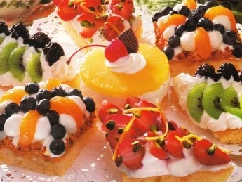 Bunte Obst Törtchen - Rezept