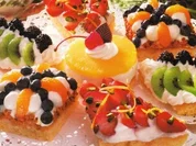 Bunte Obst Törtchen - Rezept