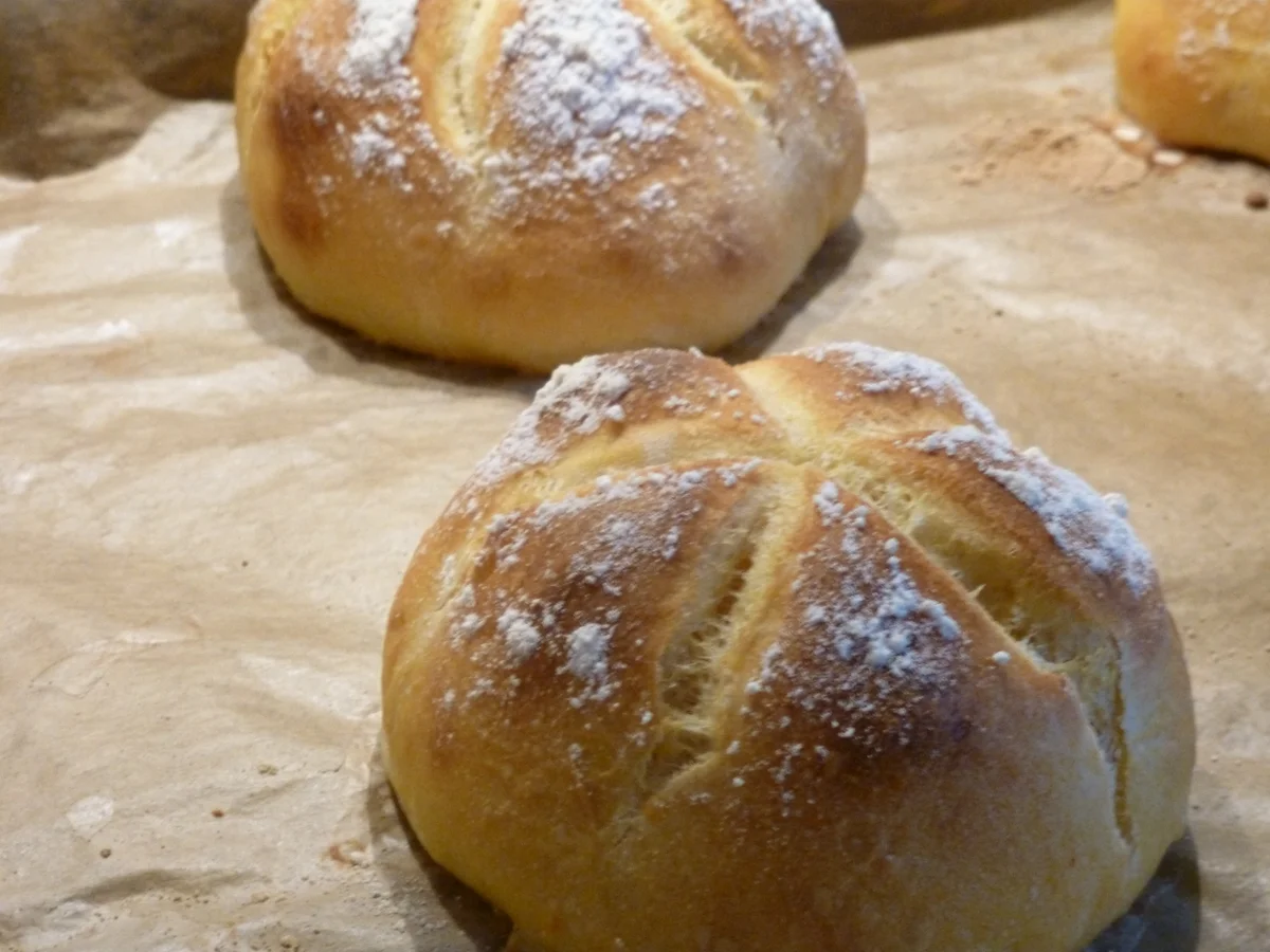 Süßkartoffel-Dinkel-Buttermilchbrötchen - Rezept - Bild Nr. 4220