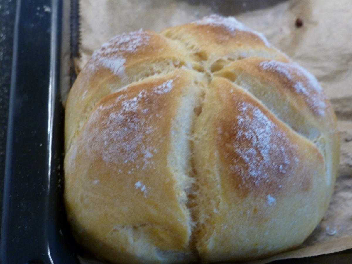 Süßkartoffel-Dinkel-Buttermilchbrötchen - Rezept - Bild Nr. 4221