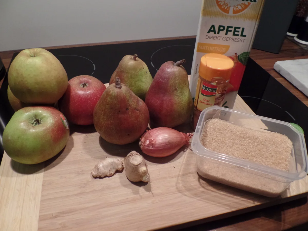 Apfel-Birne-Ingwer-Mus - Rezept - Bild Nr. 4235