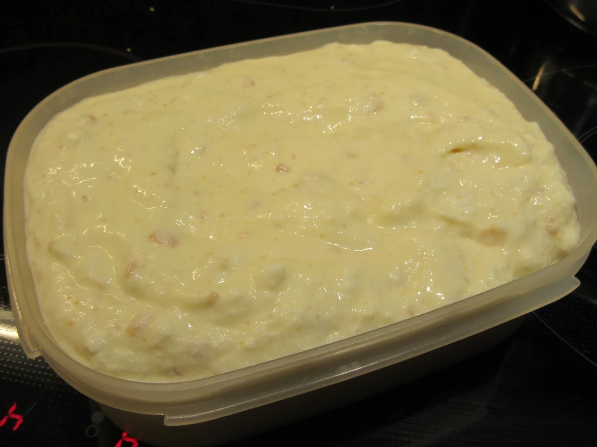 Rezept: Dessert: Apfel-Amaretto-Eis mit Karamellsoße und Zimbuchtel Bild Nr. 4241 Dessert: Apfel-Amaretto-Eis mit Karamellsoße und Zimbuchtel - Rezept - Bild Nr. 4241