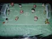 Fußballfeldtorte - Rezept