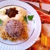 Leberknödel auf Sauerkraut am Kartoffelpüree-Krater - Rezept - Bild Nr. 4