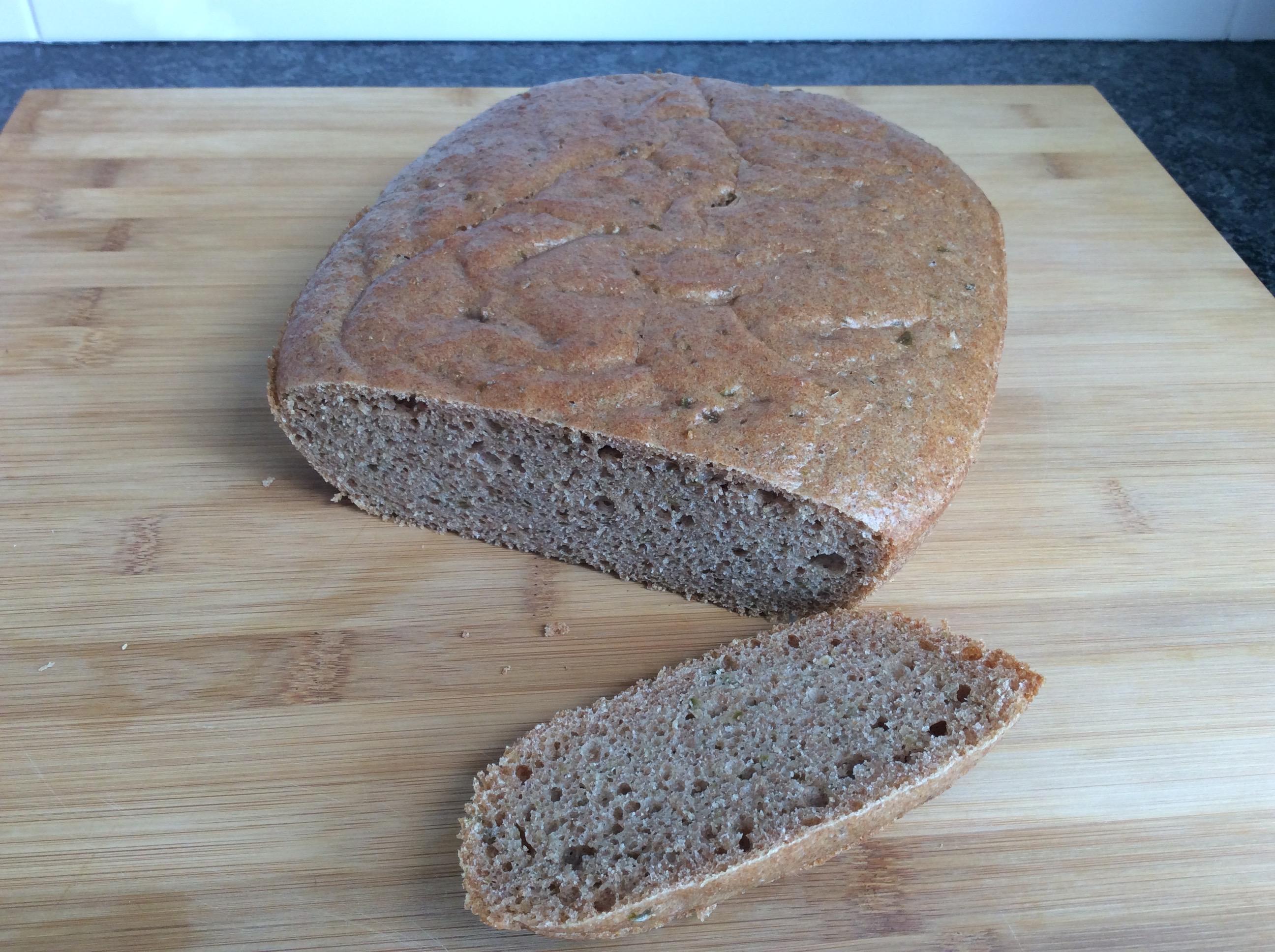 Bilder für VOLLKORNBROT MIT OLIVEN - Rezept