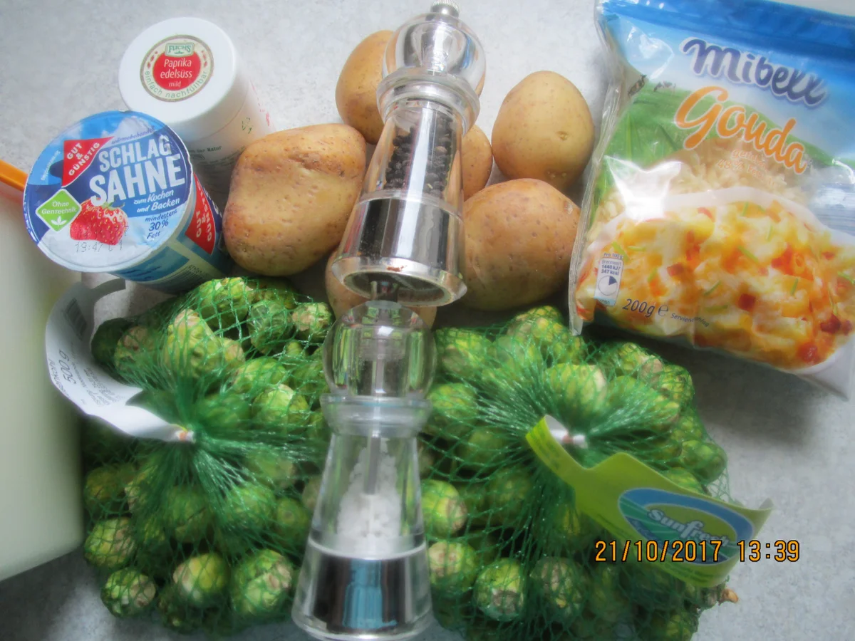 Rosenkohl-Kartoffel-Hackfleisch-Auflauf - Rezept - Bild Nr. 4260