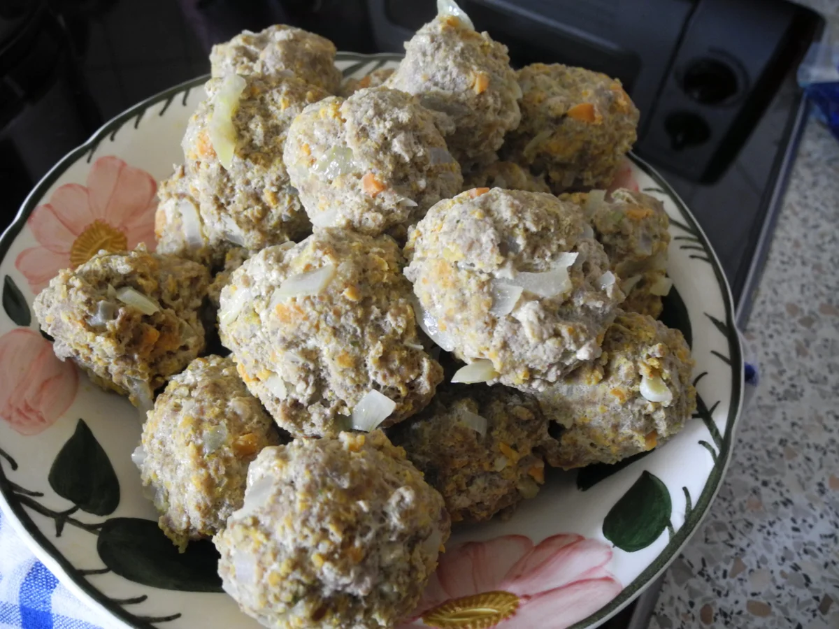 Fleischklopse nach Königsberger Art mit Pilzen und Schoten - Rezept - Bild Nr. 4275