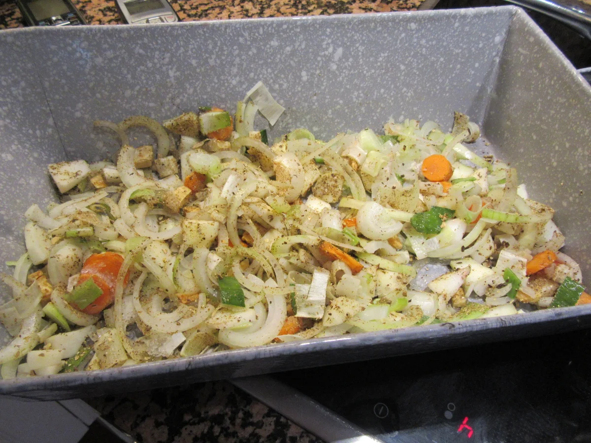 Rezept: Fleisch: Falsches Filet in Apfel-Zwiebel-Soße Bild Nr. 4263 Fleisch: Falsches Filet in Apfel-Zwiebel-Soße - Rezept - Bild Nr. 4263