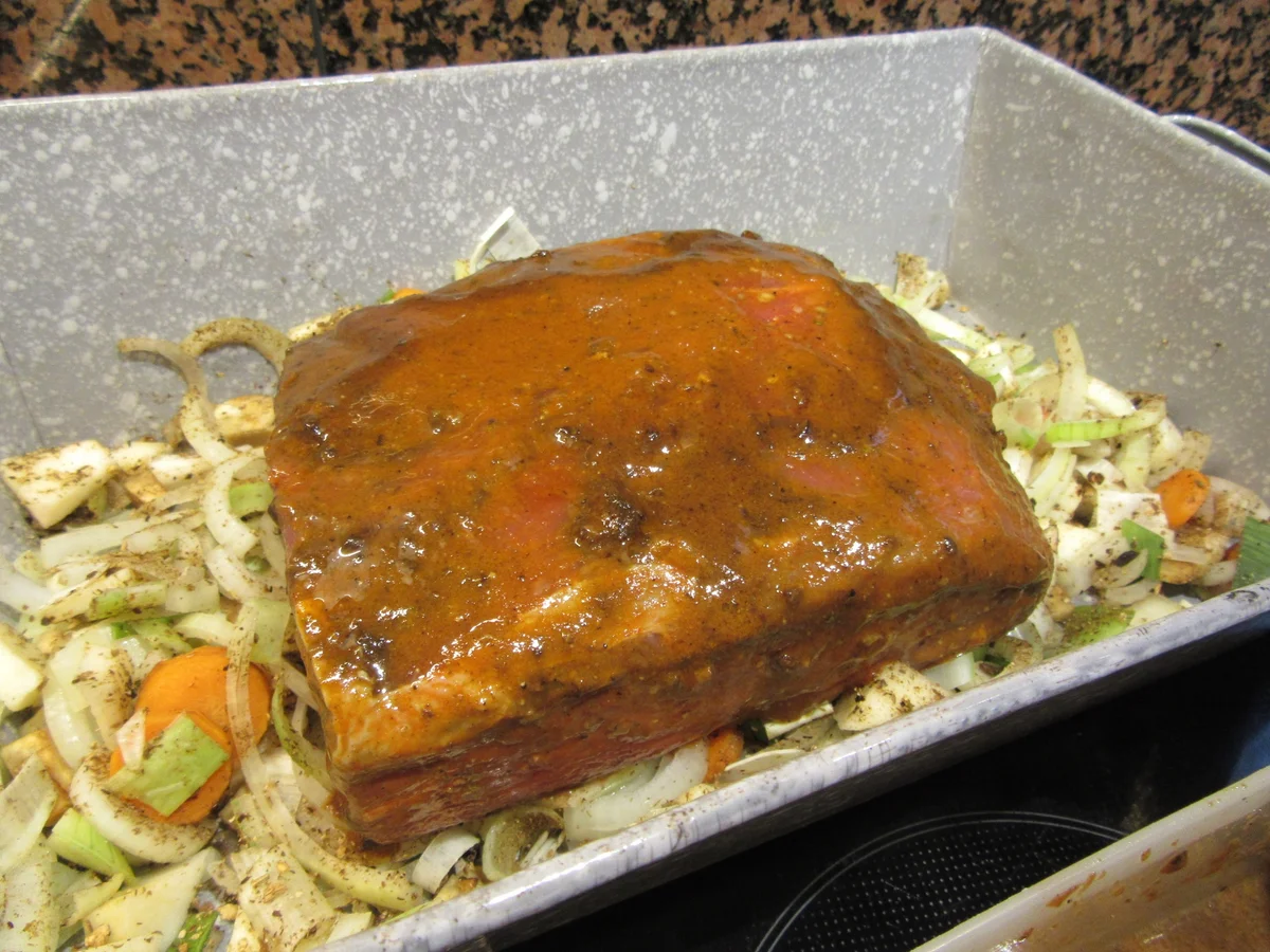 Rezept: Fleisch: Falsches Filet in Apfel-Zwiebel-Soße Bild Nr. 4265 Fleisch: Falsches Filet in Apfel-Zwiebel-Soße - Rezept - Bild Nr. 4265