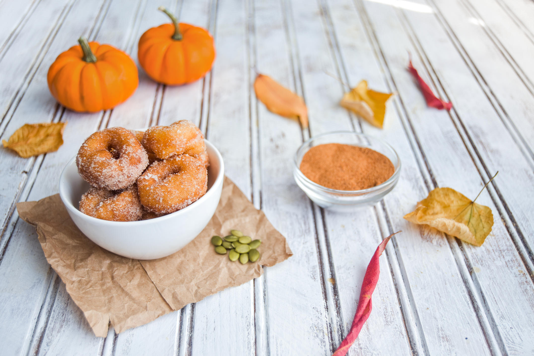 Bilder für Kürbisdonuts - Rezept