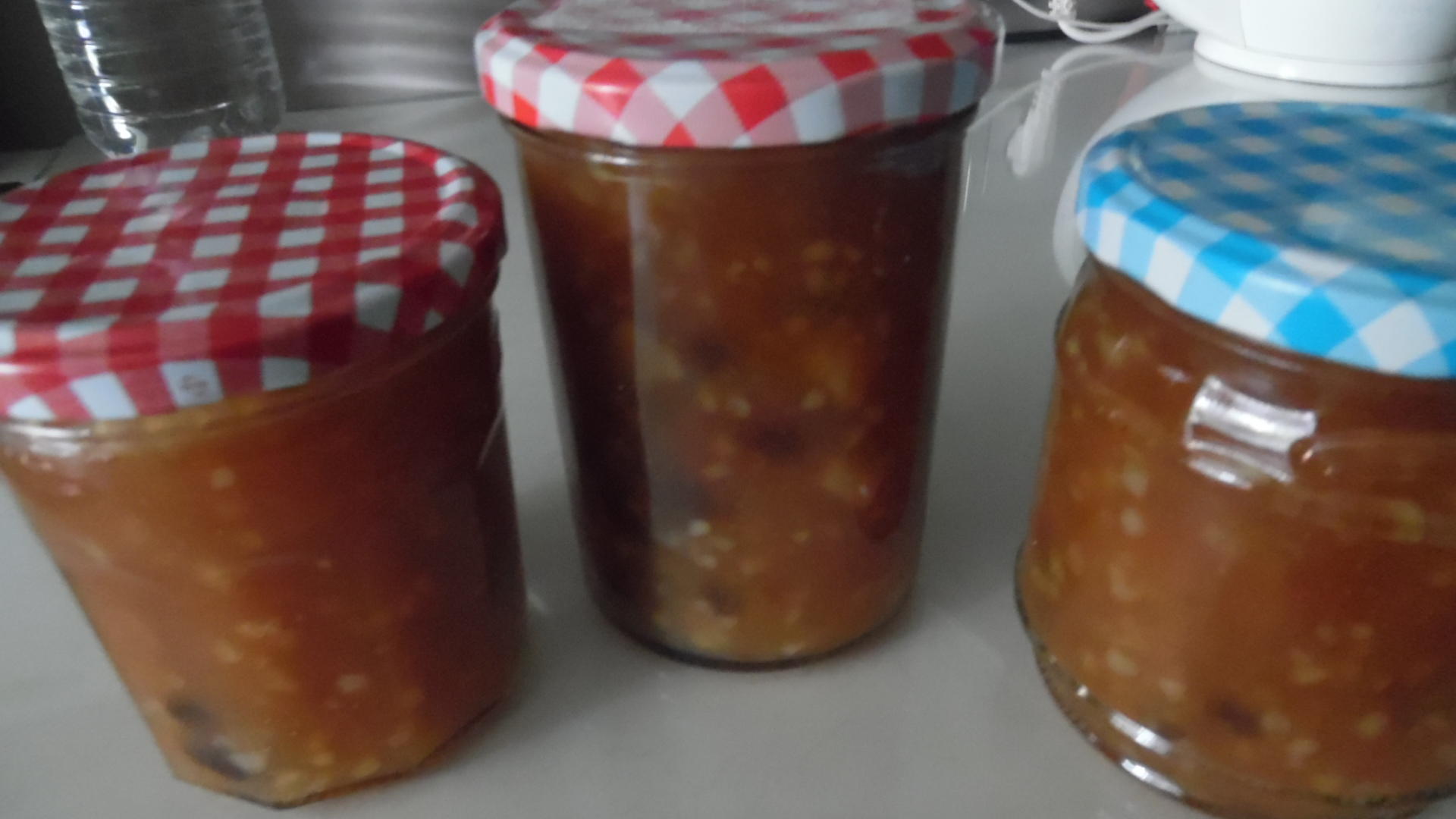 Bilder für Bratapfel-Marmelade mit Marzipan - Rezept