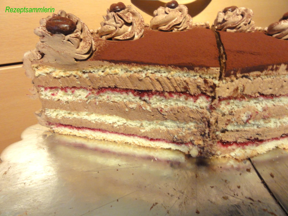 Biskuit:   MOKKA ~ BUTTERCREM ~ TORTE - Rezept - Bild Nr. 4308