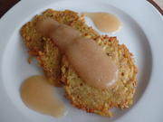 Kartoffel-Haferflocken-Puffer mit Apfel-Birnen-Mus . - Rezept - Bild Nr. 4303