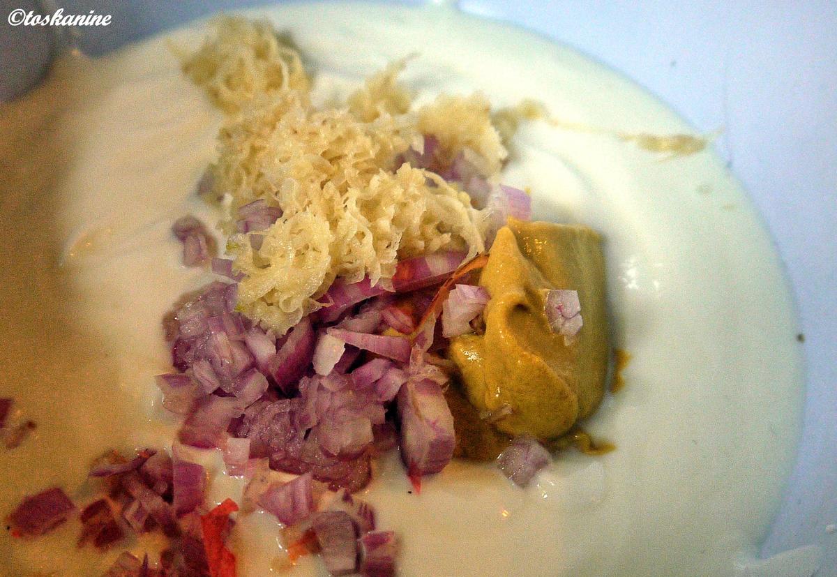 Basilikum-Kartoffelsalat auf Joghurtbasis - Rezept - Bild Nr. 3