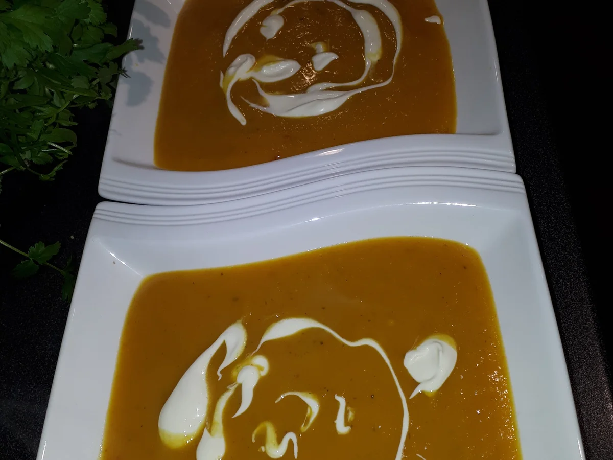 BiNe` S  KÜRBIS - SÜSSKARTOFFELSUPPE - Rezept - Bild Nr. 4316