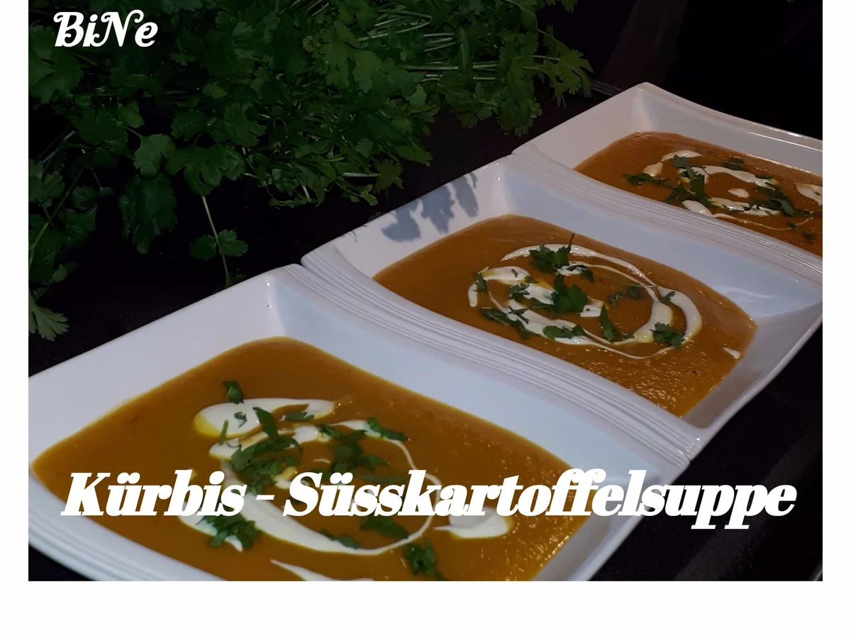 BiNe` S  KÜRBIS - SÜSSKARTOFFELSUPPE - Rezept - Bild Nr. 2