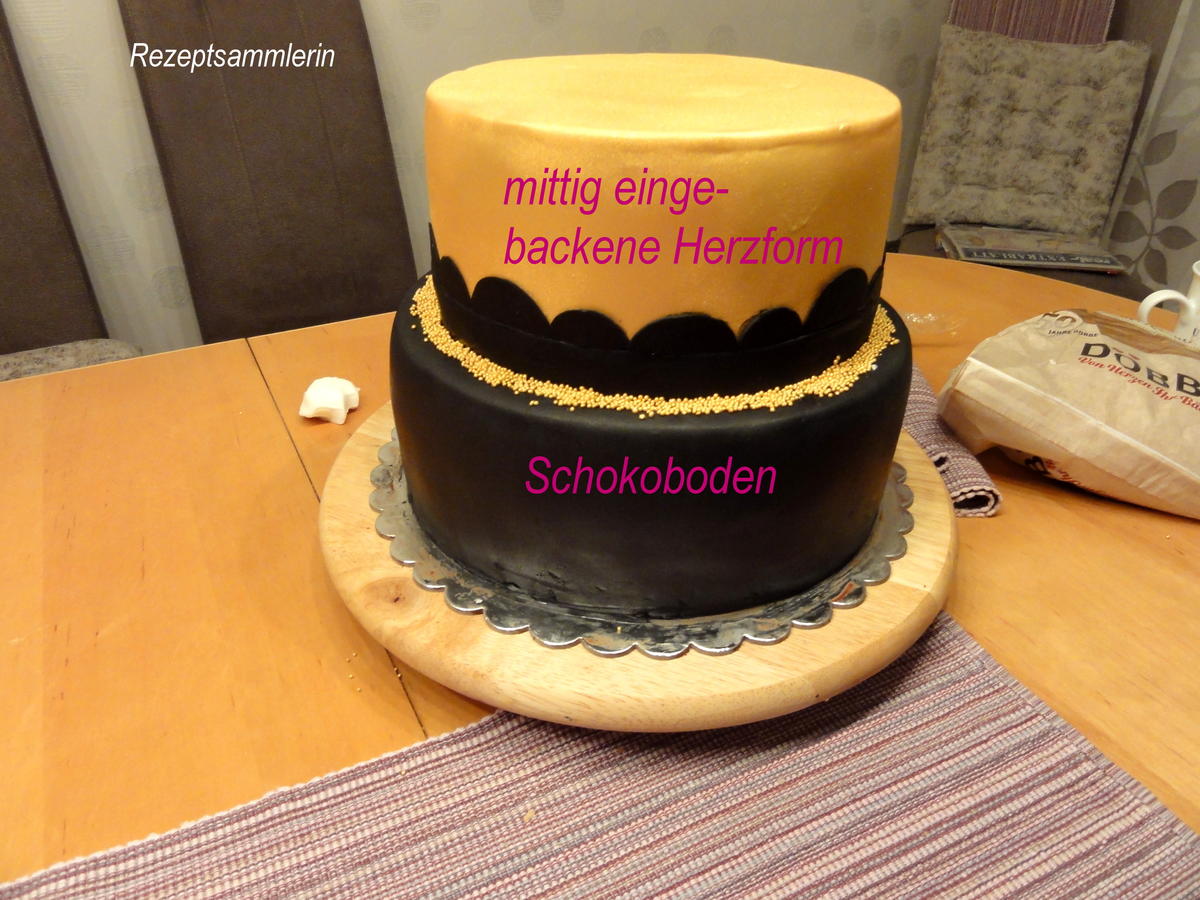 FONDANT: " HOCHZEITSTORTE " mal nicht Klassisch - Rezept - Bild Nr. 4318