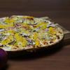 Schneller Kürbis- Champignon-Flammkuchen - Rezept - Bild Nr. 2