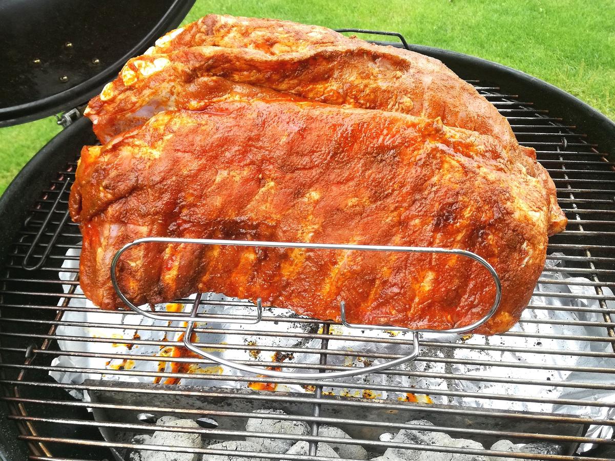 Einfach zubereitete Spare ribs einfach von FeinsteRubs