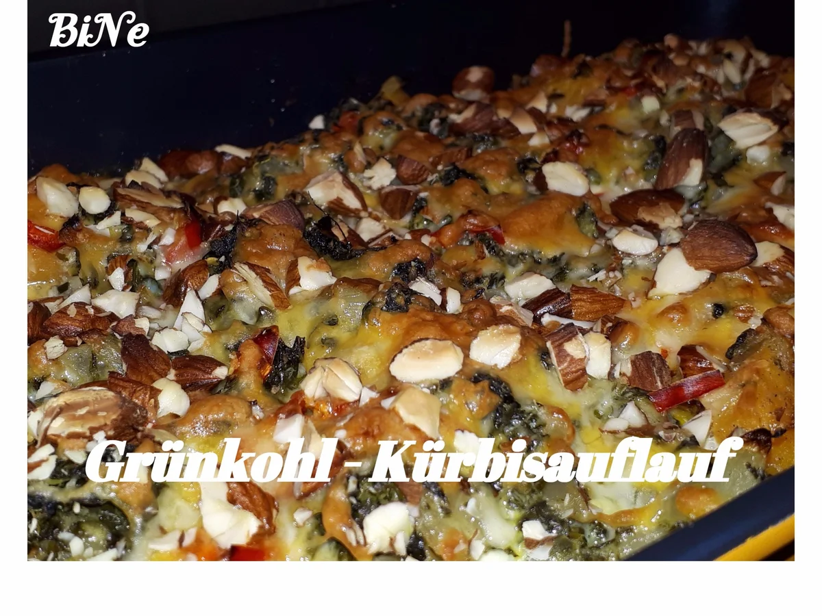 BiNe` S GRÜNKOHL - KÜRBISAUFLAUF - Rezept - Bild Nr. 4345
