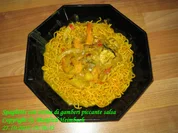 Rezept: Nudeln โ Spaghetti con crema di gamberi piccante salsa Bild Nr. 4343 Nudeln โ Spaghetti con crema di gamberi piccante salsa - Rezept - Bild Nr. 4343