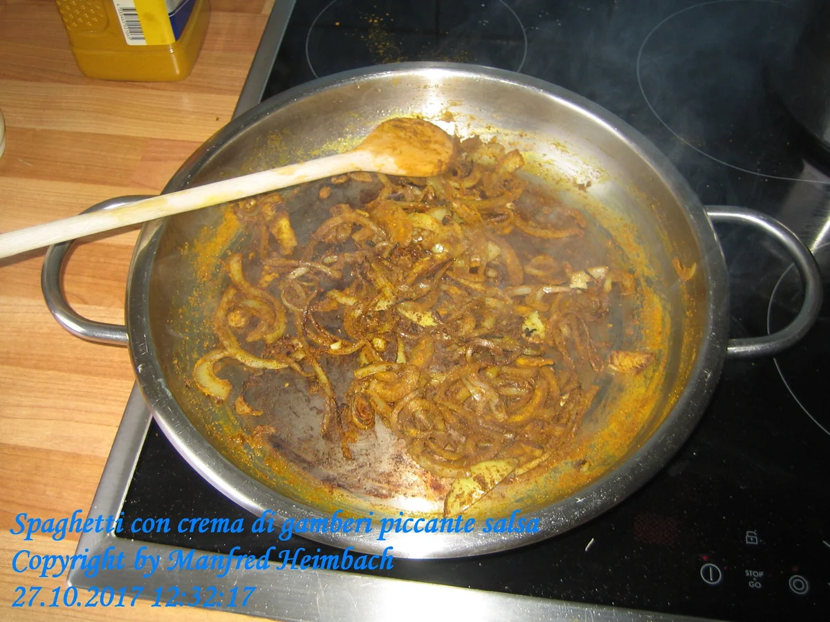 Nudeln – Spaghetti con crema di gamberi piccante salsa - Rezept - Bild Nr. 4349