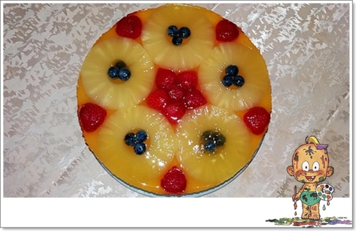 Bilder für Obsttorte mit Quark-Puddingcreme-Füllung - Rezept