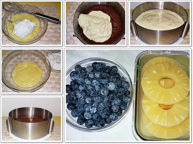 Obsttorte mit Quark-Puddingcreme-Füllung - Rezept - Bild Nr. 4352