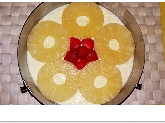 Obsttorte mit Quark-Puddingcreme-Füllung - Rezept - Bild Nr. 4355