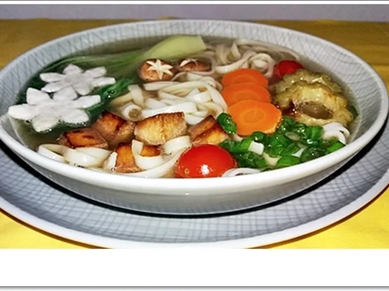 Fleischbrühe mit Nudeln, Pak Choi, Bittermelone , Tofu und .... - Rezept - Bild Nr. 4355