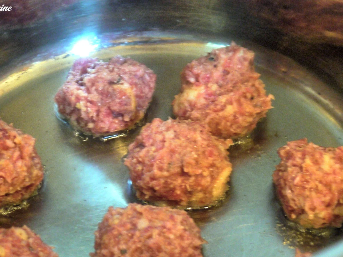 Orientalische Hackbällchen in Spitzpaprikarahm - Rezept - Bild Nr. 5