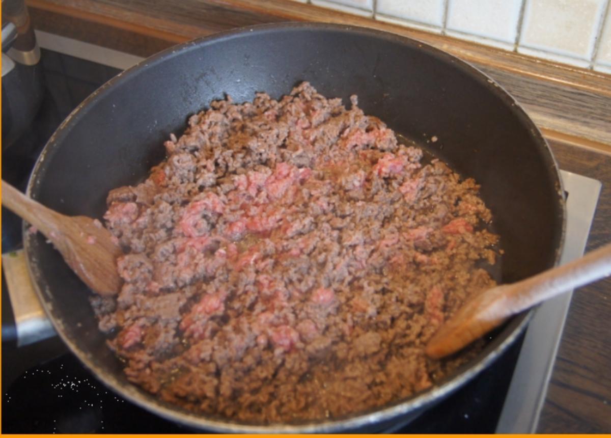 Überbackenes Rinder-Gemüse-Hackfleisch mit Kartoffelstampf - Rezept - Bild Nr. 4345
