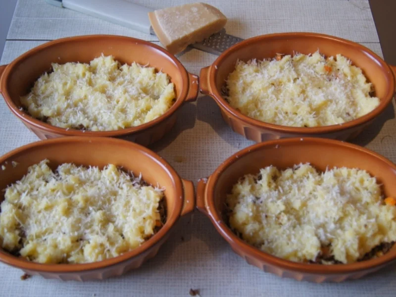 Rezept: Überbackenes Rinder-Gemüse-Hackfleisch mit Kartoffelstampf Bild Nr. 4355 Überbackenes Rinder-Gemüse-Hackfleisch mit Kartoffelstampf - Rezept - Bild Nr. 4355