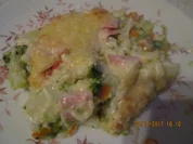 Auflauf: Blumenkohl + Brokkoli + gekochter Schinken - Rezept - Bild Nr. 4343