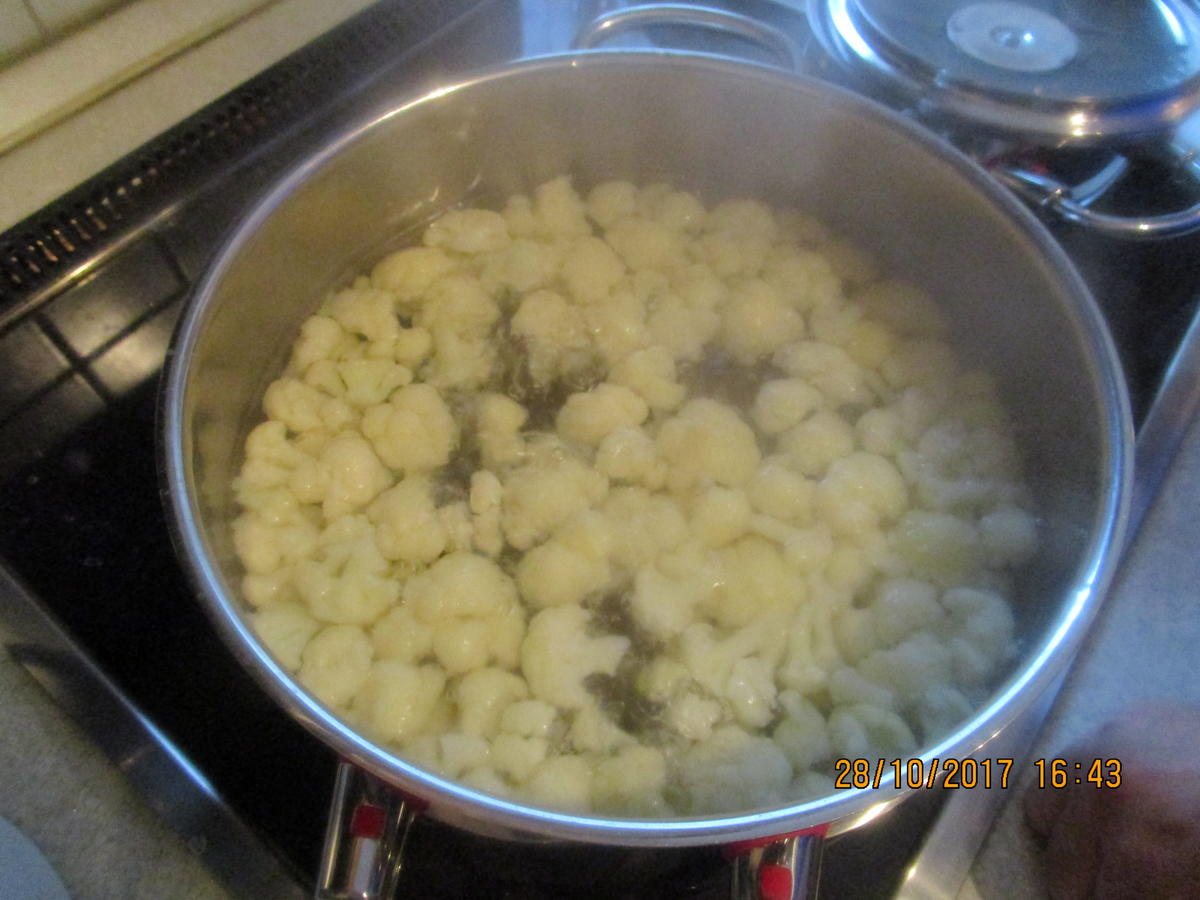 Auflauf: Blumenkohl + Brokkoli + gekochter Schinken - Rezept - Bild Nr. 4349