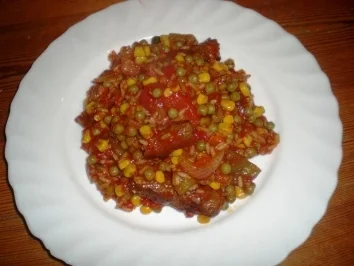 Gemüsemix mit Cevapcici - Rezept